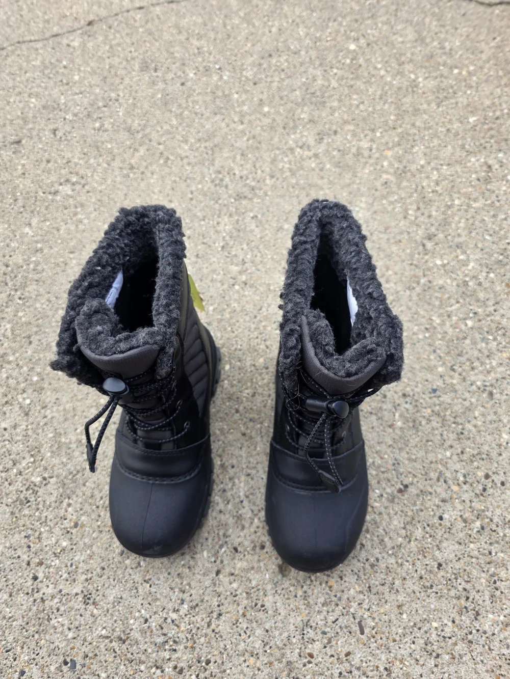 All Motion Insulated Black Winter Boots Little Boys 13